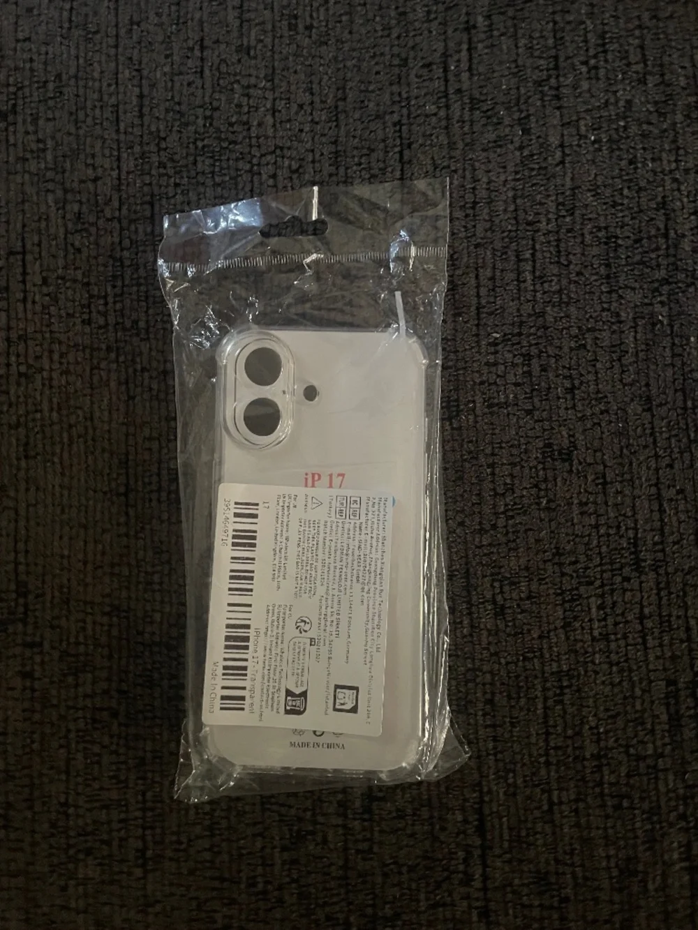 iPhone 17 Clear Case - New Sealed Transparent Protective Cover